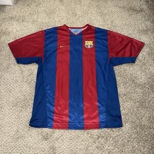 Vintage Y2K Nike Barcelona Soccer Kit Men’s XL